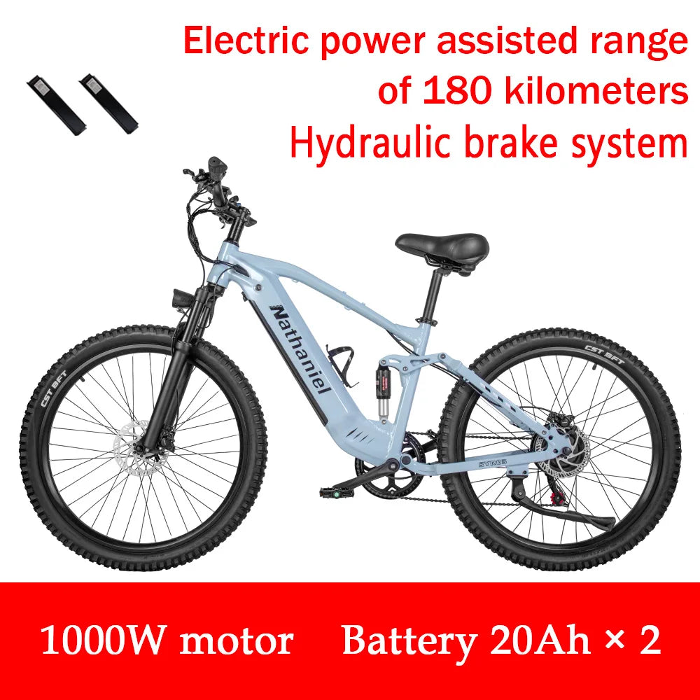 E-bike 27.5-inch 48V 1000W Motor soft tail shock absorption