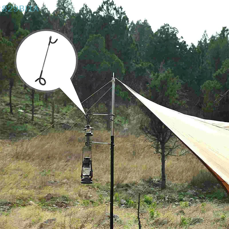 Camping Lamp Stand Holder