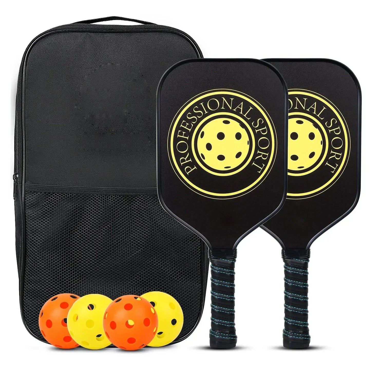 Pickleball Paddles Set w/ Carrying Bag