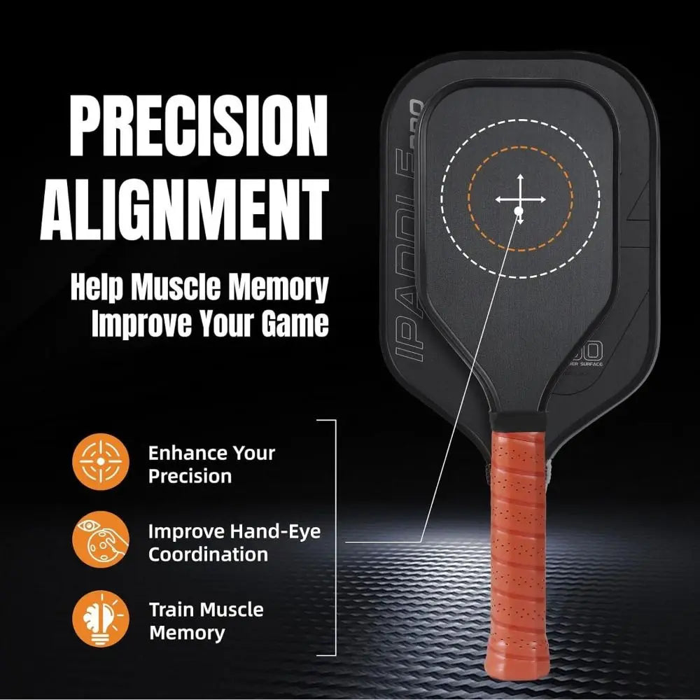 Carbon Fiber Pickleball Training Paddle Long Handle