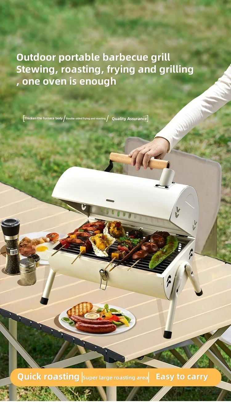 Portable grill, easy to carry