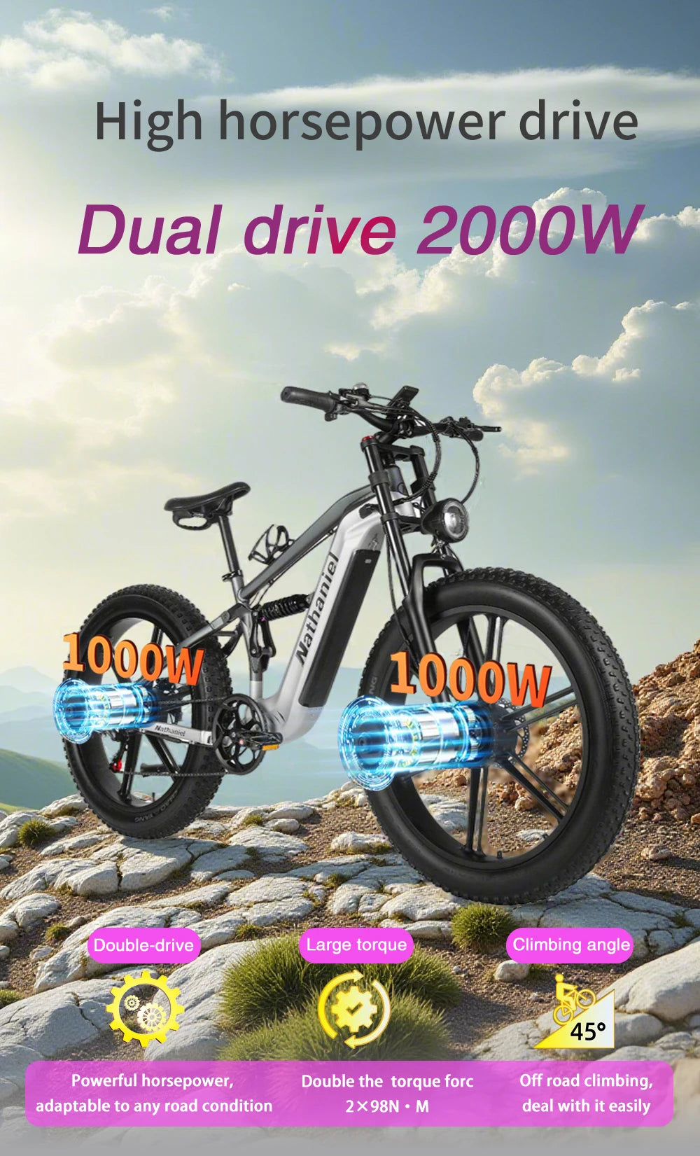 Nathaniel SYR09 26*4.0 electric bike