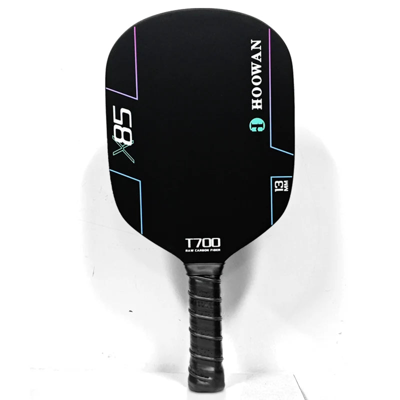 Full Carbon Pickleball Paddle 4-Ply T700 Carbon Fiber Grit Surface
