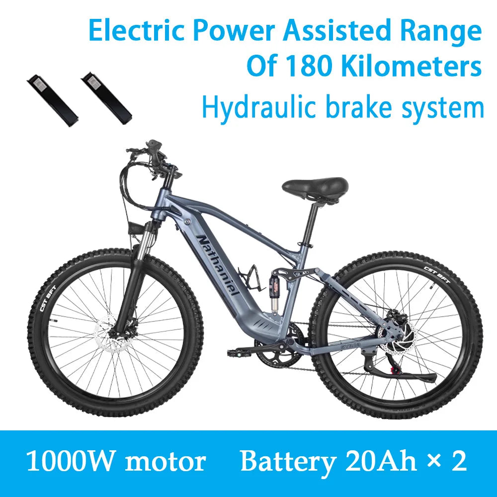 E-bike 27.5-inch 48V 1000W Motor soft tail shock absorption