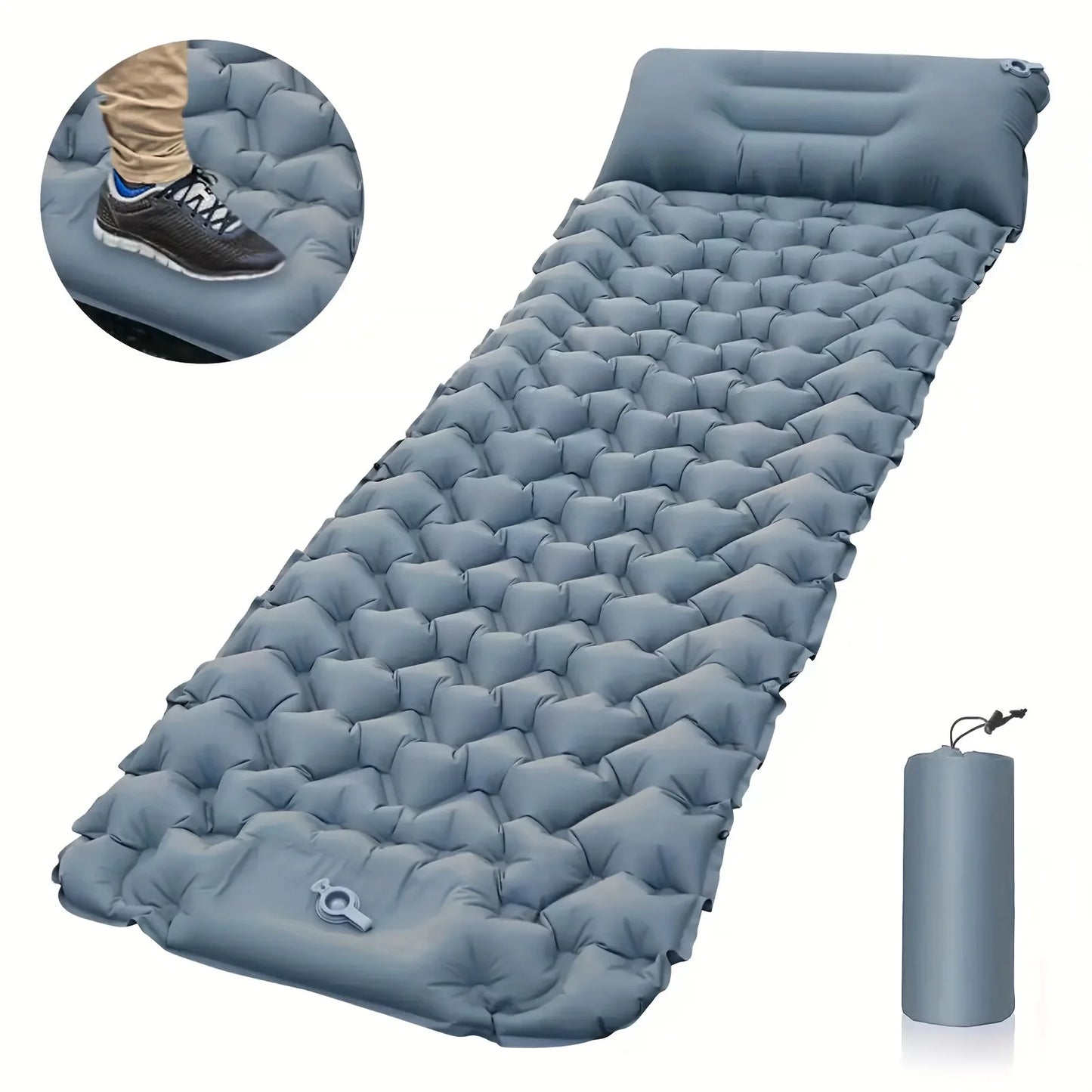 Camping Inflatable Mattress with Pillow