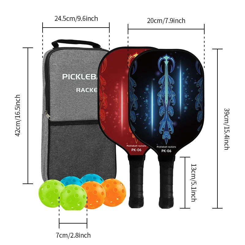 Pickleball Paddles Set USAPA Compliant for Beginners