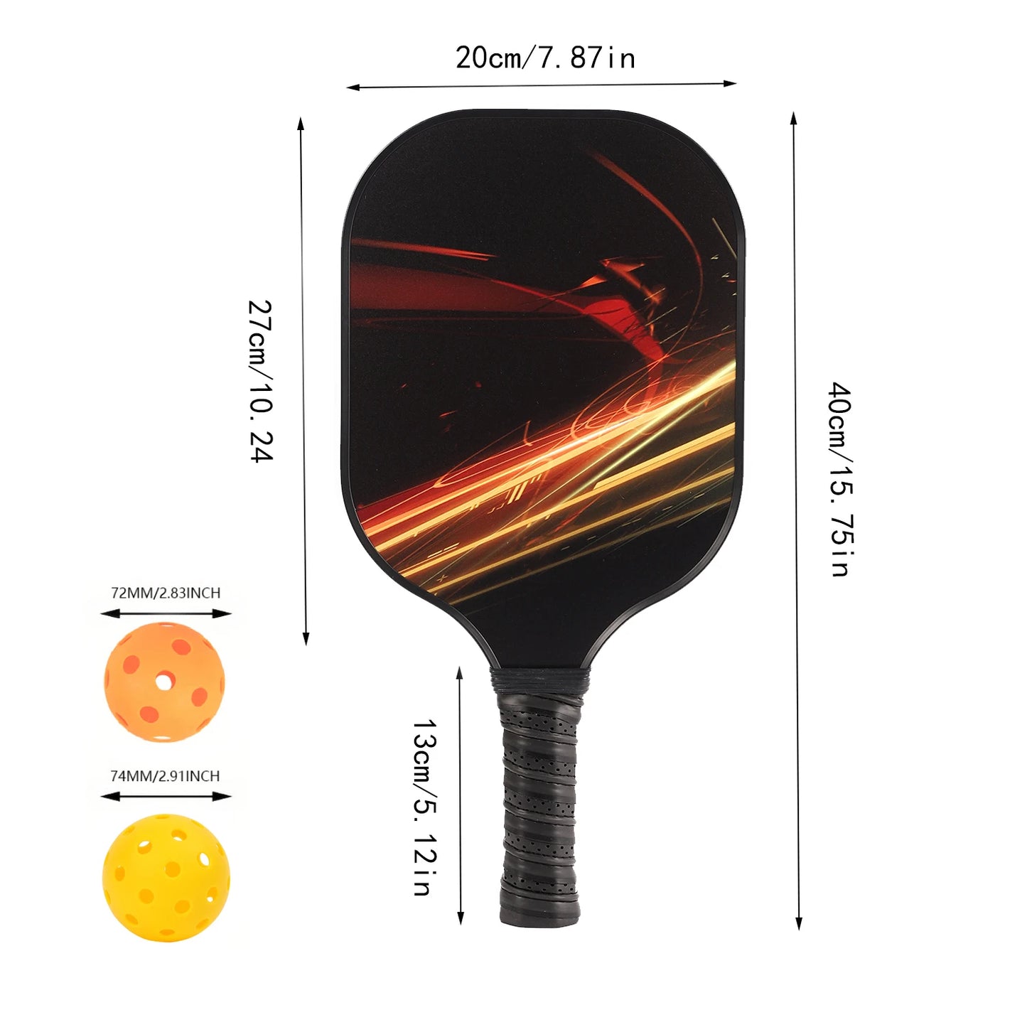 Pickleball Paddles USAPA Approved Graphite Pickleball Set