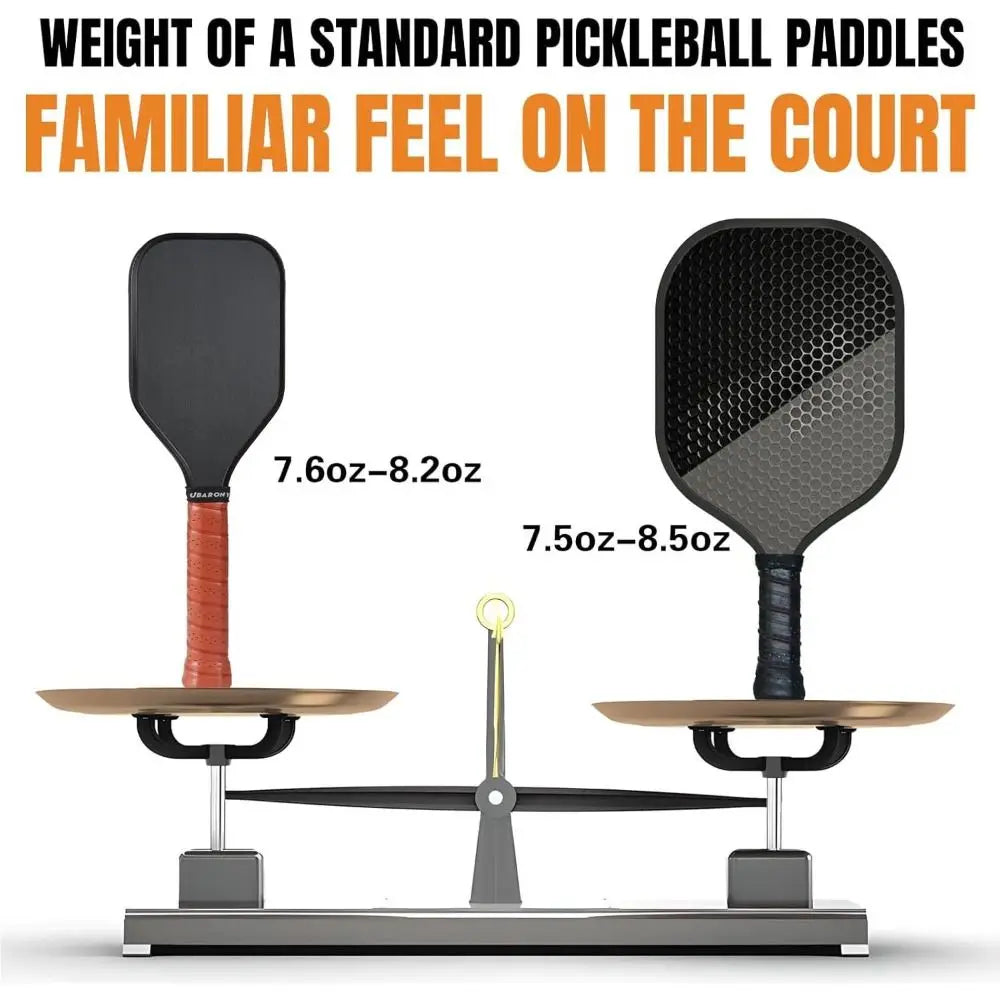 Carbon Fiber Pickleball Training Paddle Long Handle Wear Resistant