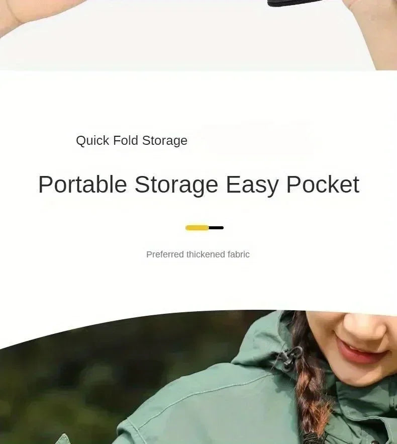 Portable folding stool