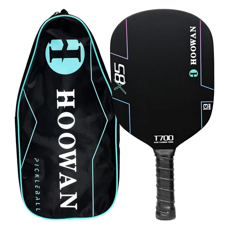Full Carbon Pickleball Paddle 4-Ply T700 Carbon Fiber Grit Surface