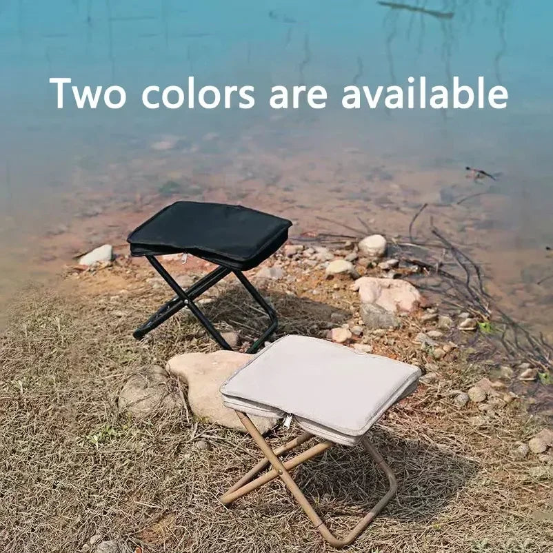 Portable folding stool