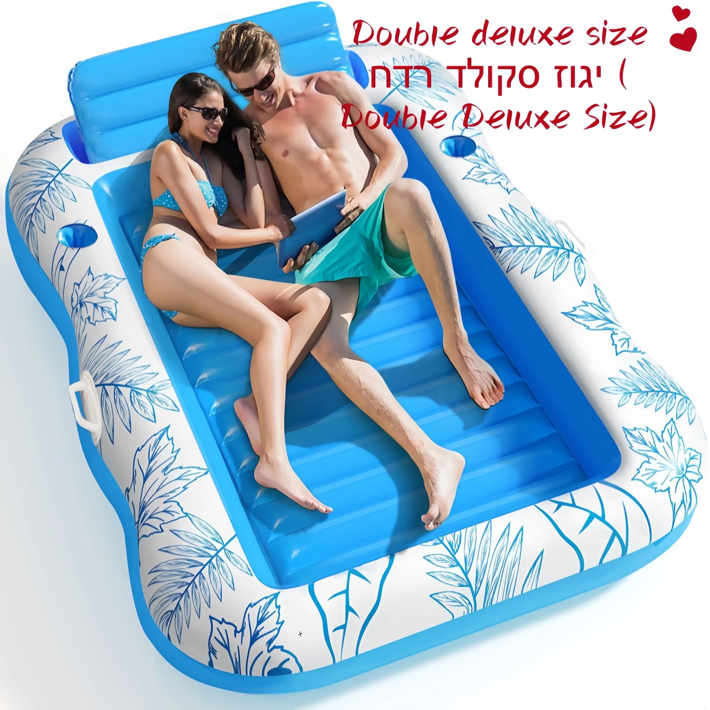 Portable inflatable mattress