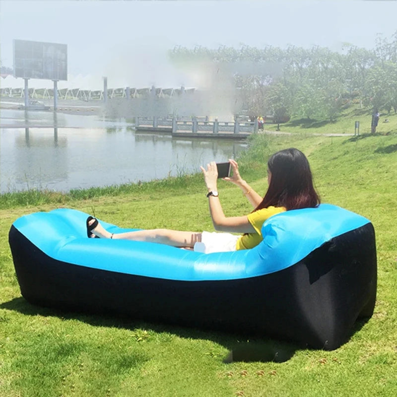 Foldable Inflatable Sleeping Air Mattress