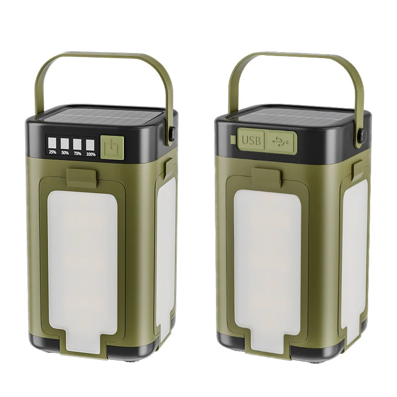 Solar Camping Lantern with USB Output