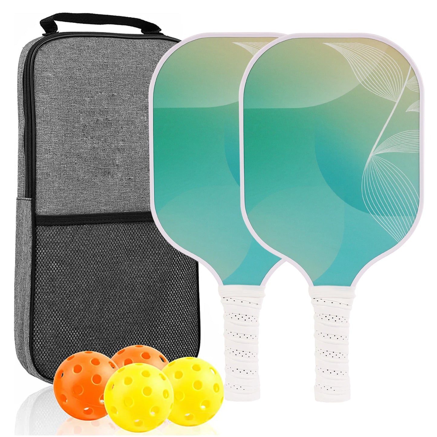 Pickleball Paddles Set USAPA Approved Carbon Fiber