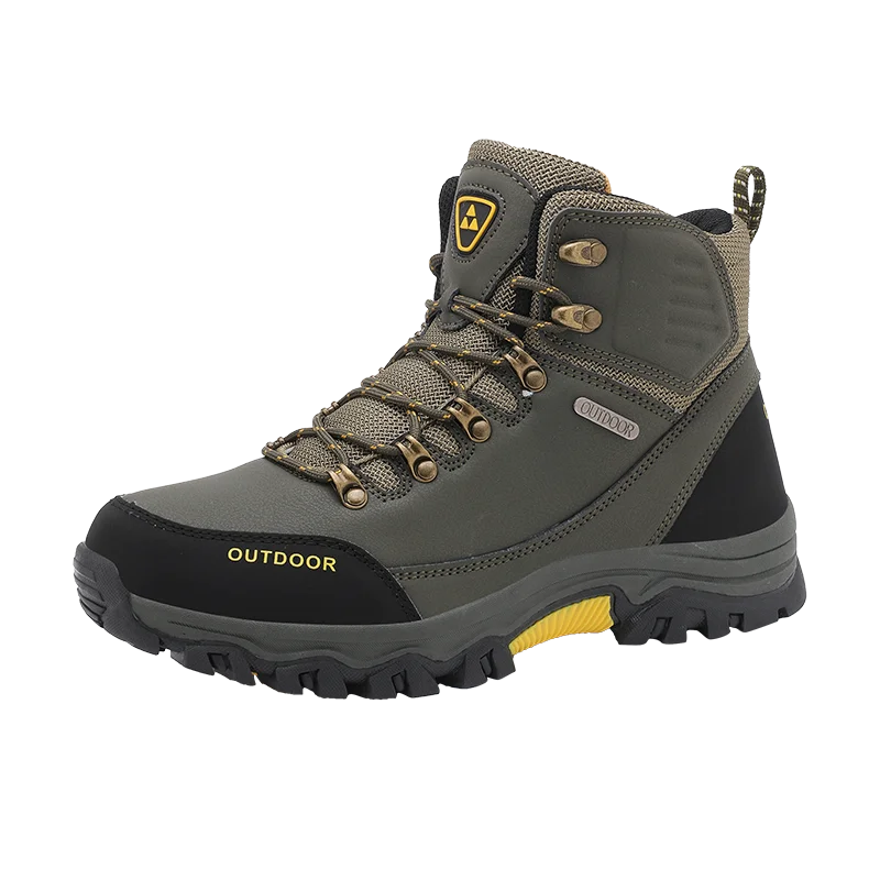 Hiking Shoes Men Ankle Boots Outdoor Camping Anti-collision Climbing Shoe Lace Up Climbing Trekking Sneakers