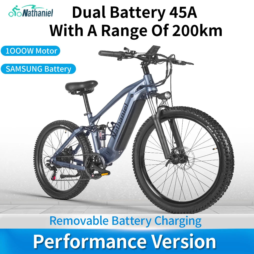 E-bike 27.5-inch 48V 1000W Motor soft tail shock absorption
