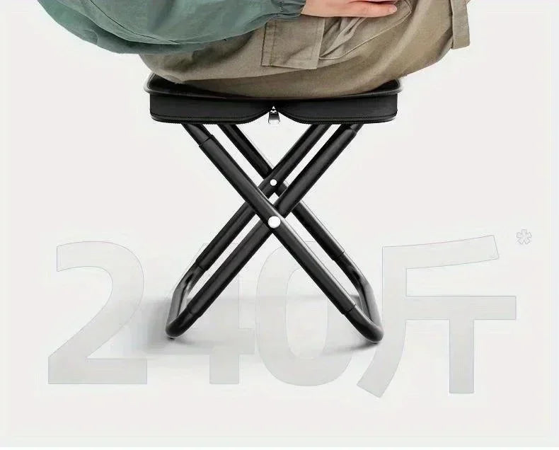 Portable folding stool