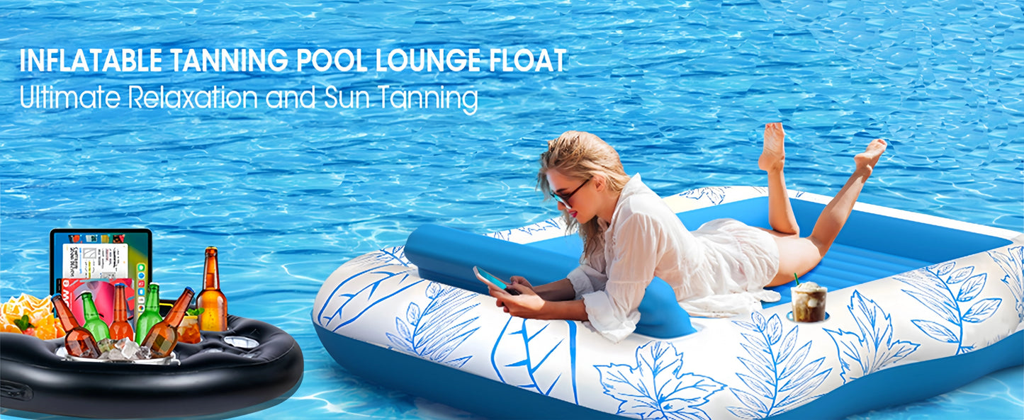 Portable inflatable mattress