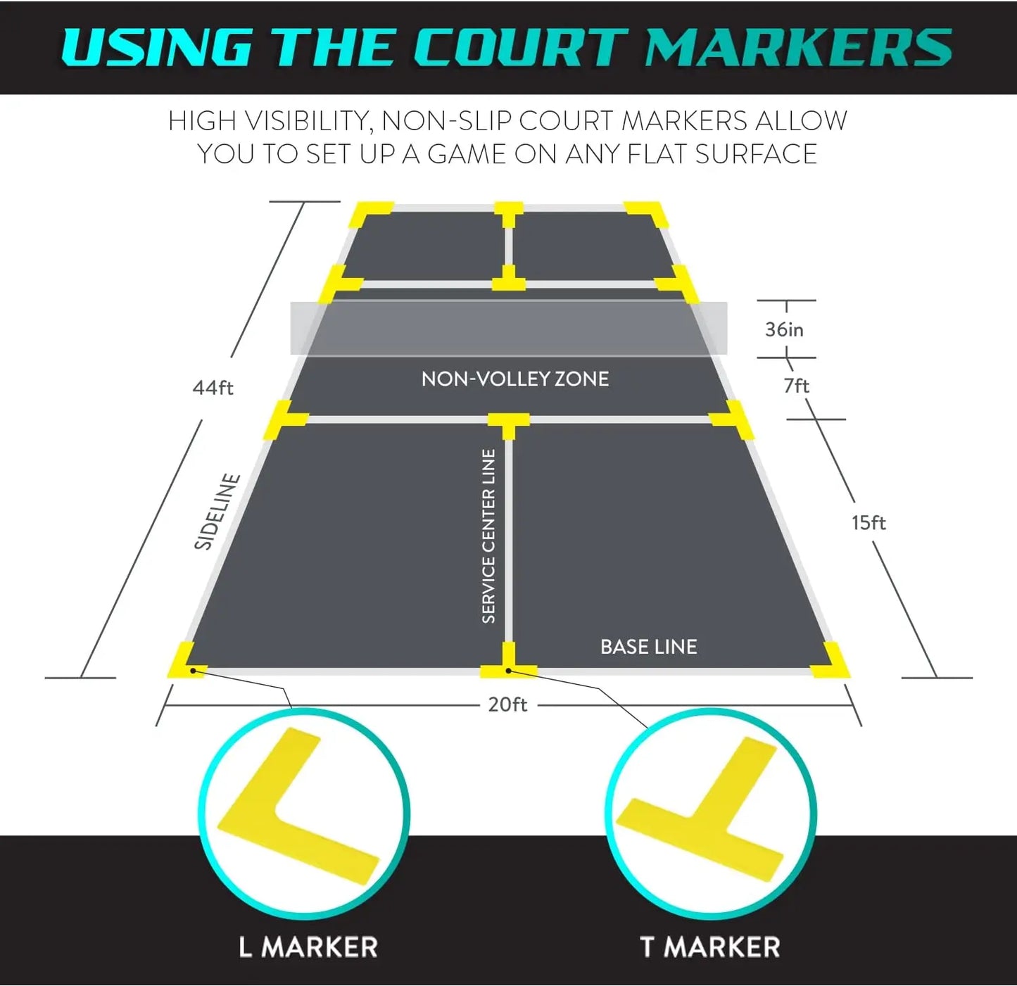 Pickleball Paddles Set Rackets Portable Racket Cover Carrying Bag Gift Kit + 4 Balls