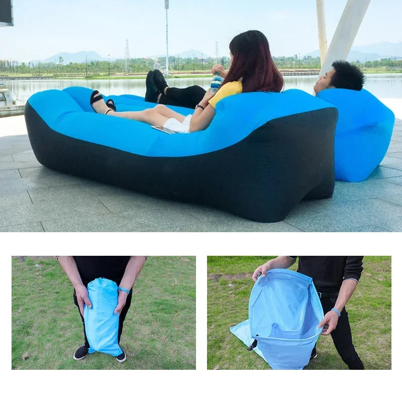Foldable Inflatable Sleeping Air Mattress