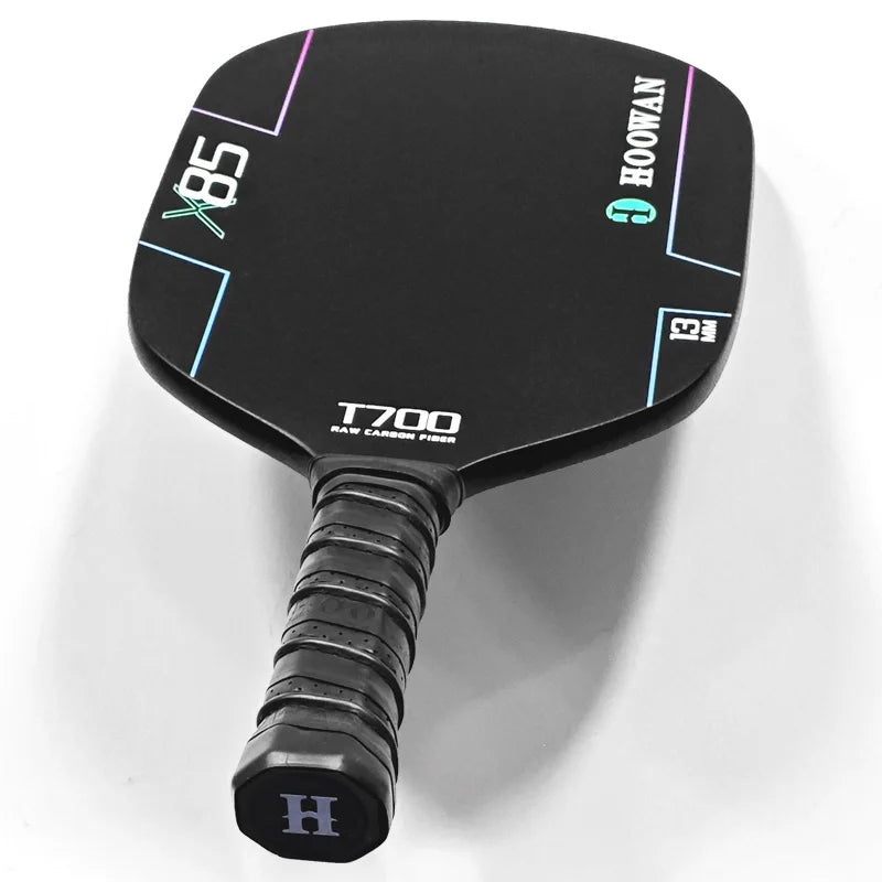 Full Carbon Pickleball Paddle 4-Ply T700 Carbon Fiber Grit Surface