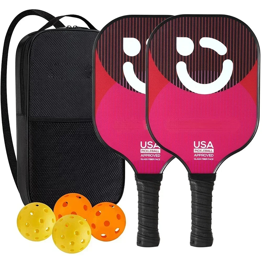 Pickleball Paddles Set w/ Carrying Bag