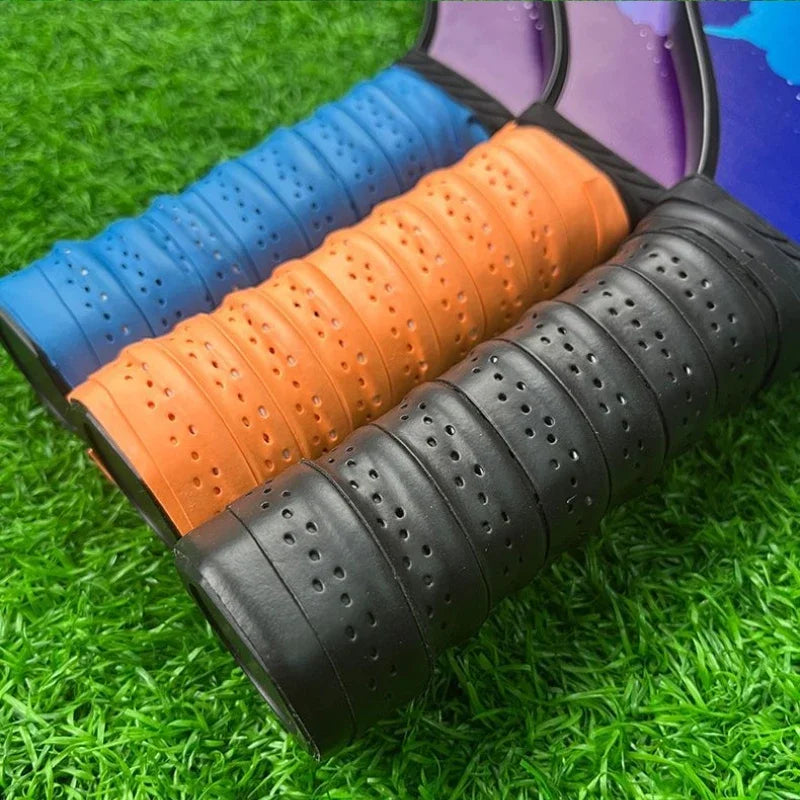 Pickleball Paddle Grip Rubber Wrapped with Binding Tape