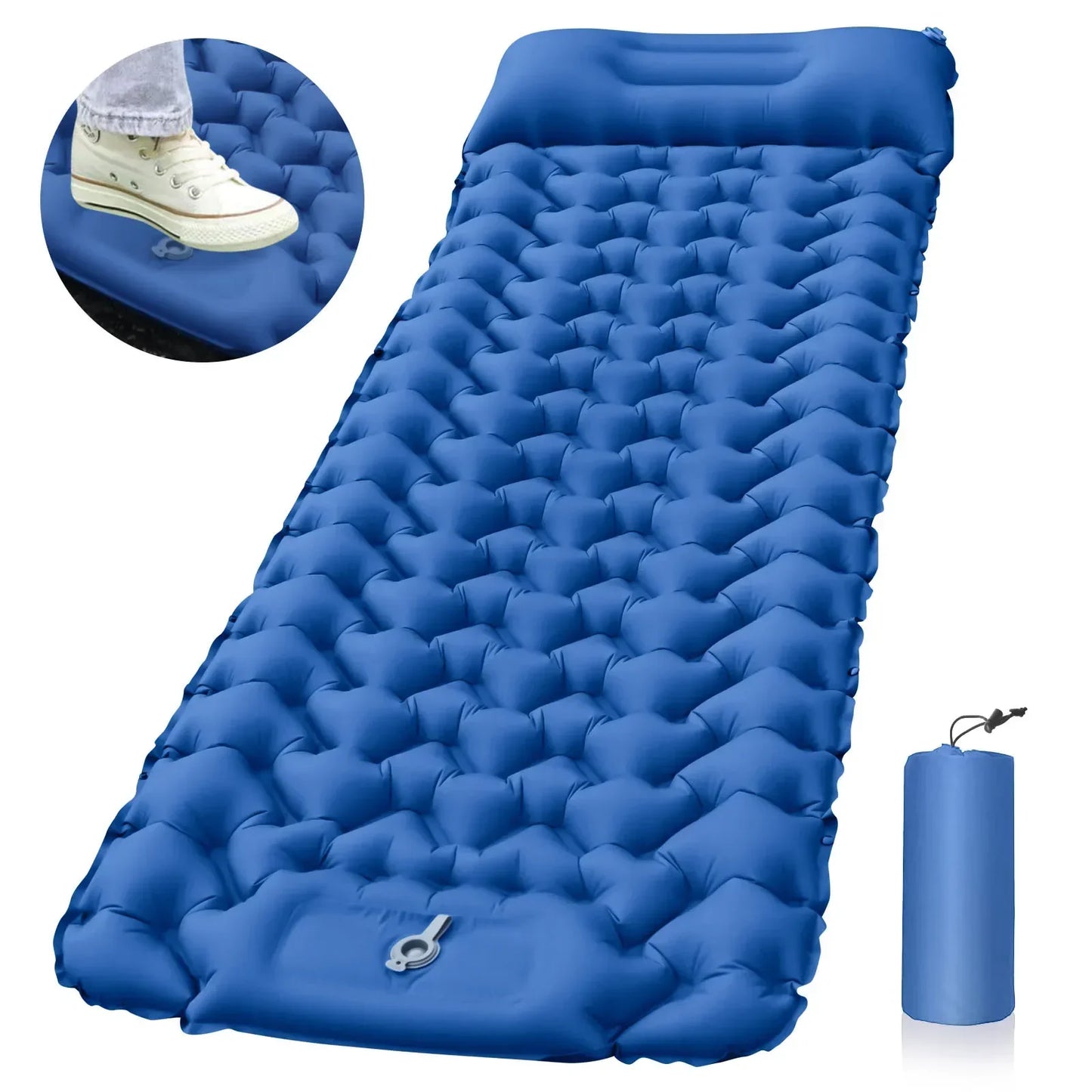 Camping Inflatable Mattress with Pillow