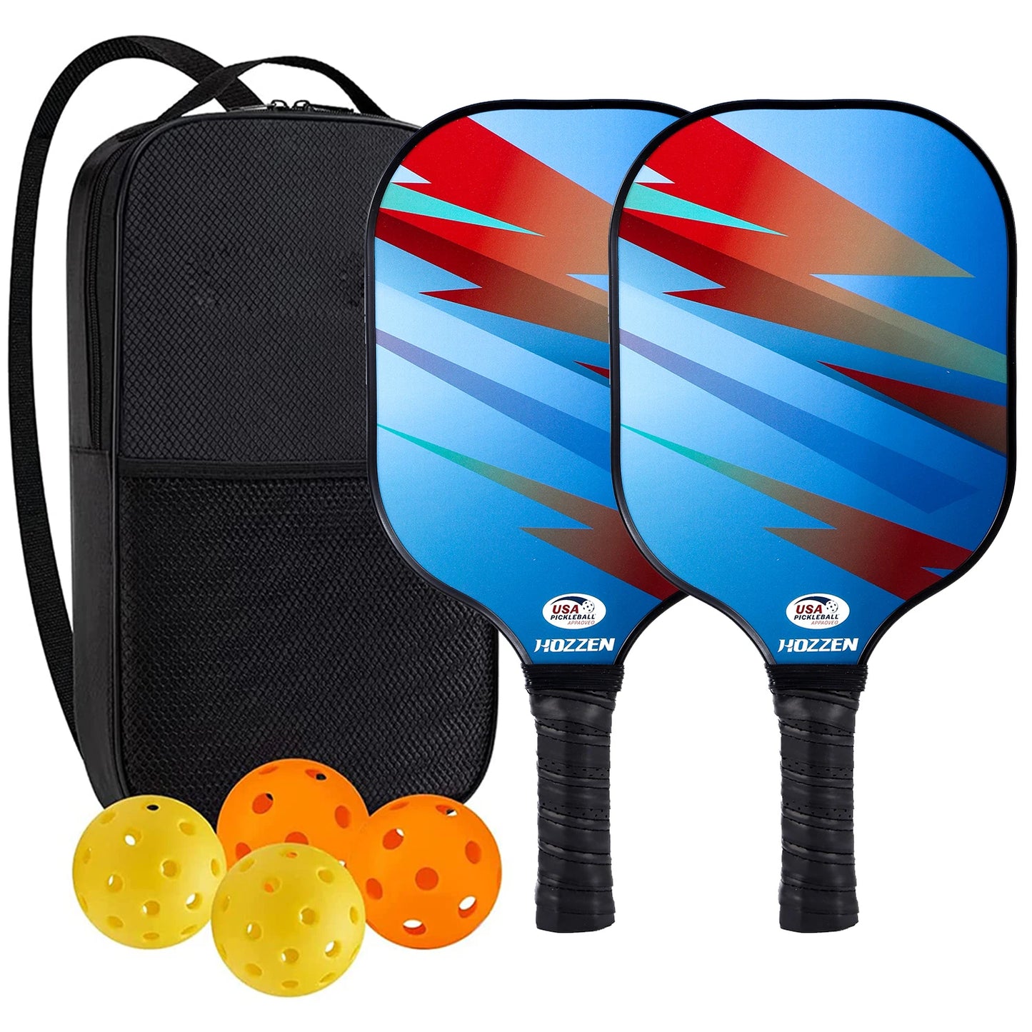 Pickleball Paddles Set w/ Carrying Bag