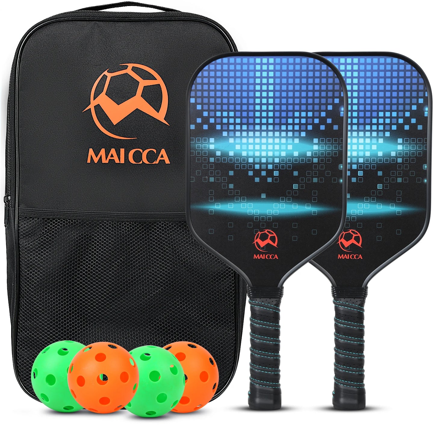 Pickleball Paddles Set w/ Carrying Bag