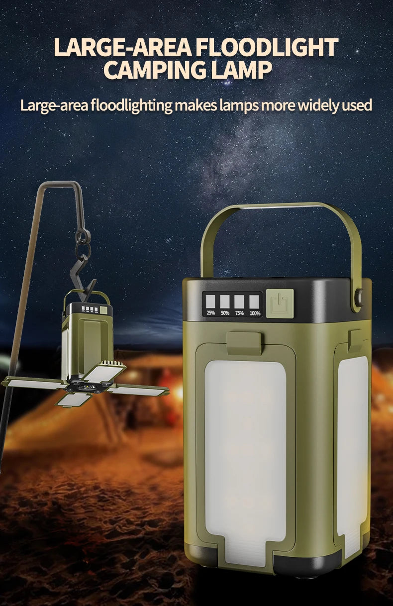 Solar Camping Lantern with USB Output