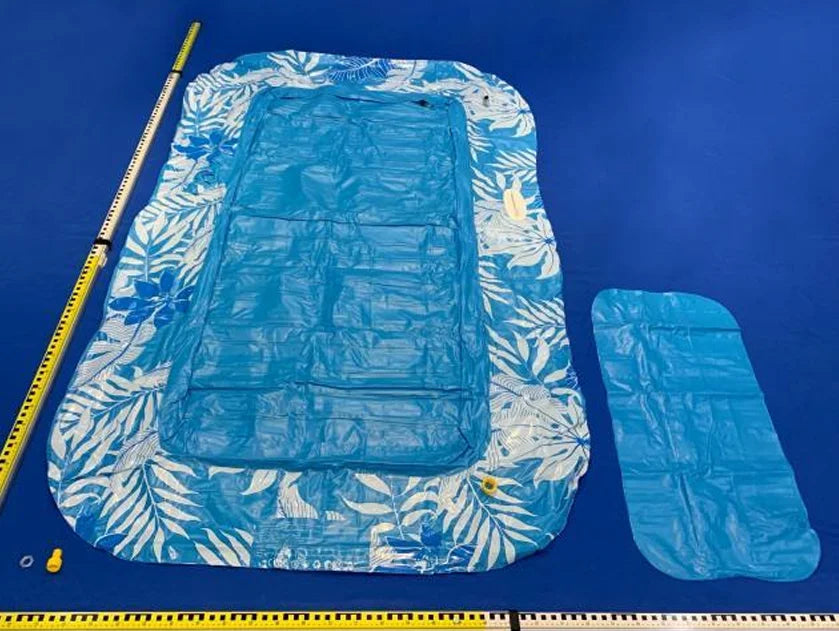 Portable inflatable mattress