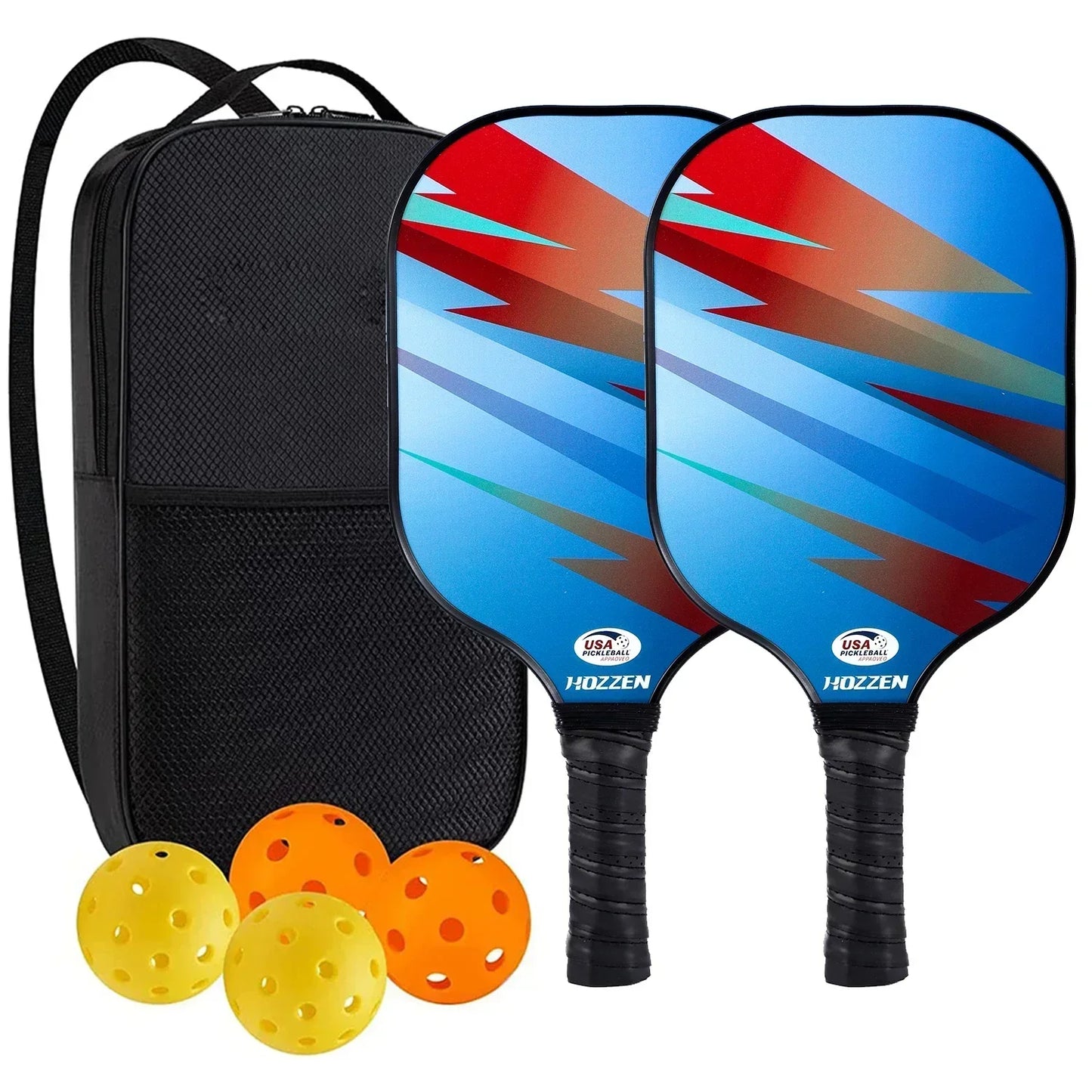 Pickleball Paddles Set w/ Carrying Bag