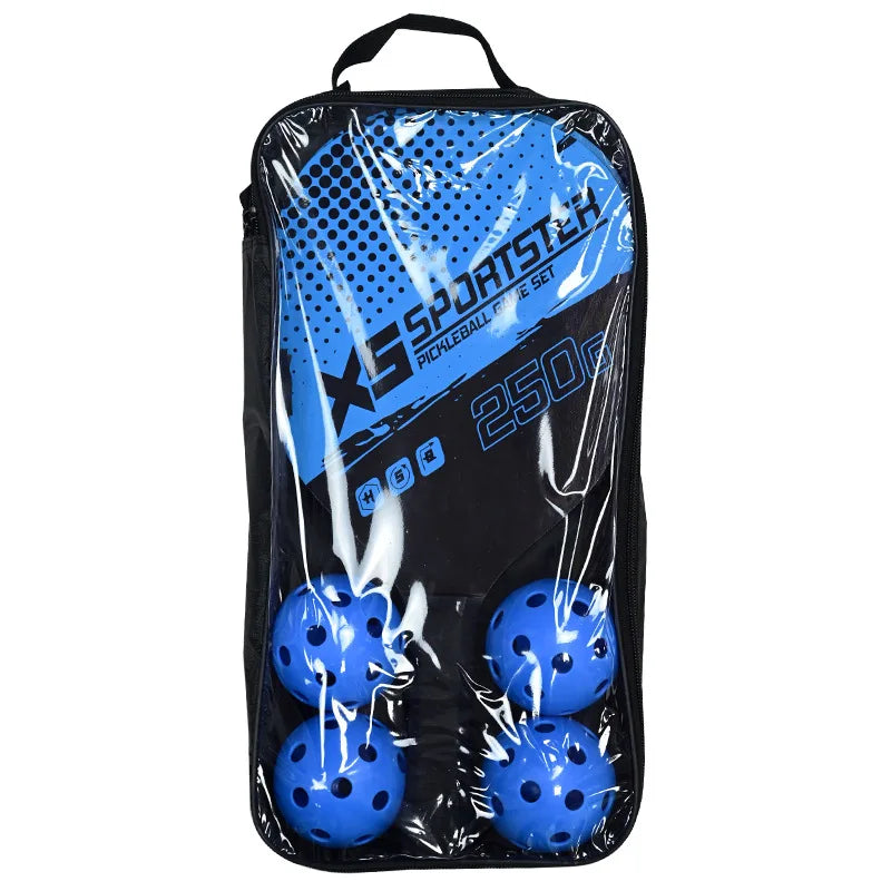 Pickleball Rackets Set Pickleball Paddle Set of 2 Rackets & 4 Pickleballs