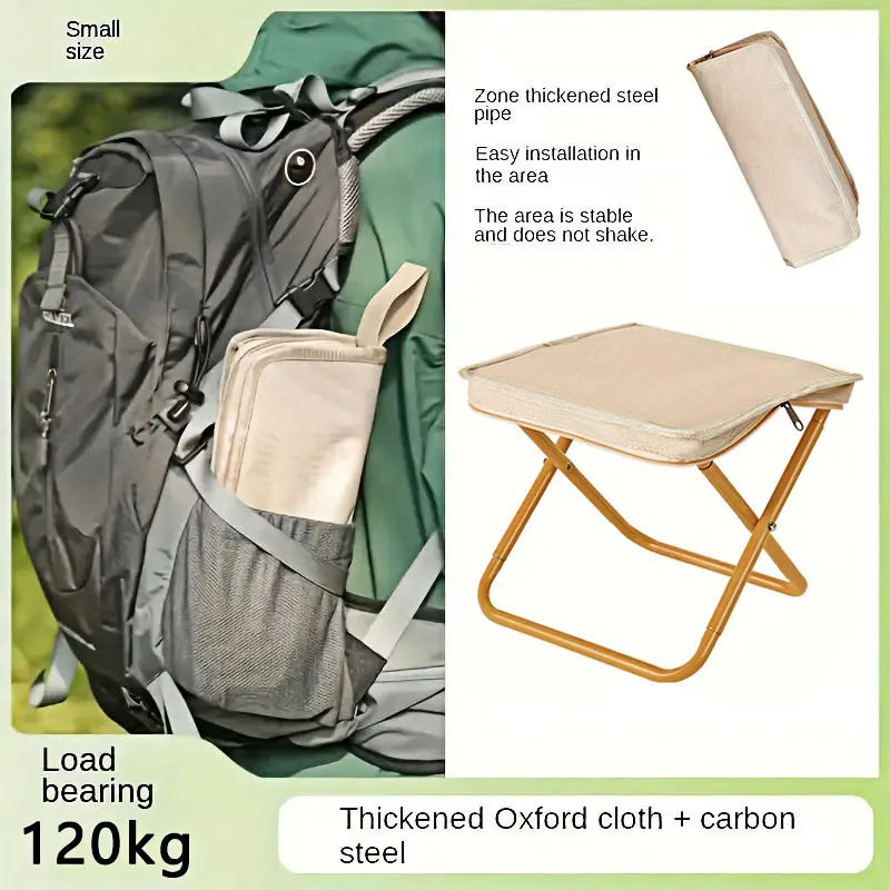 Portable folding stool