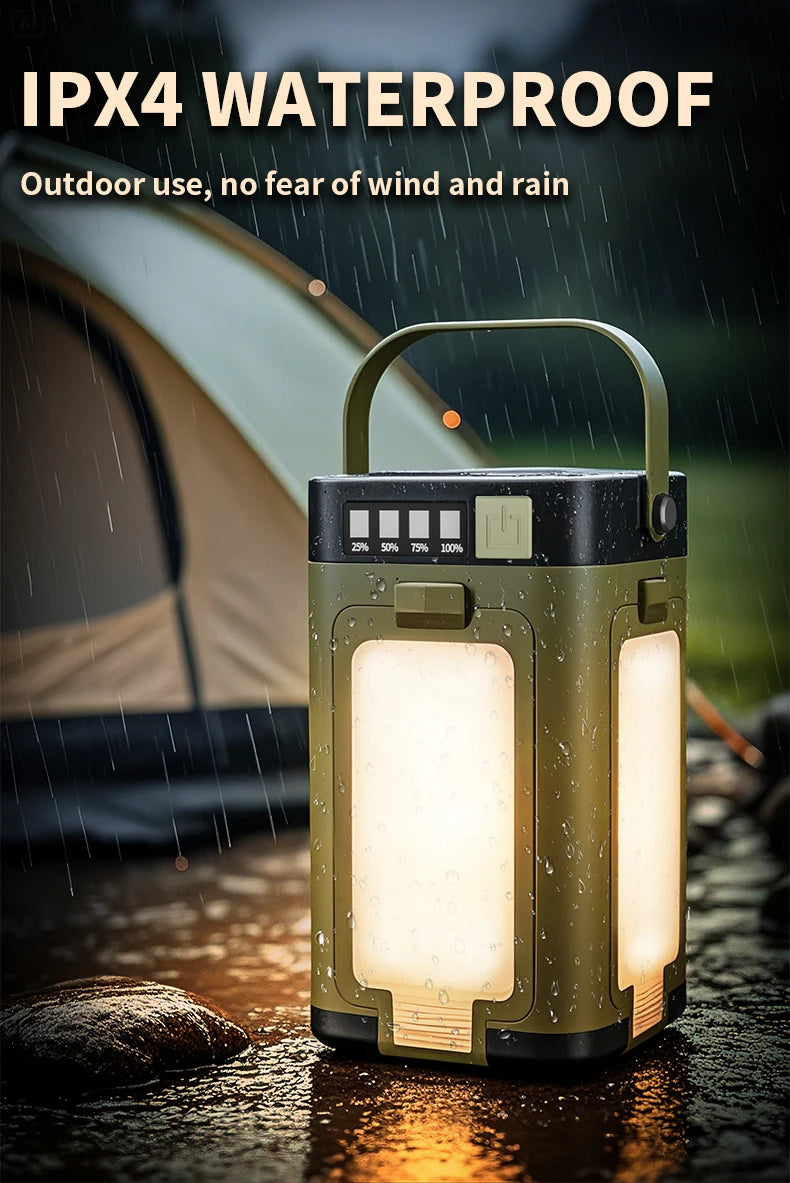 Solar Camping Lantern with USB Output