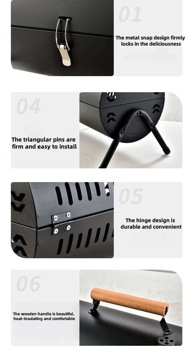 Portable grill, easy to carry