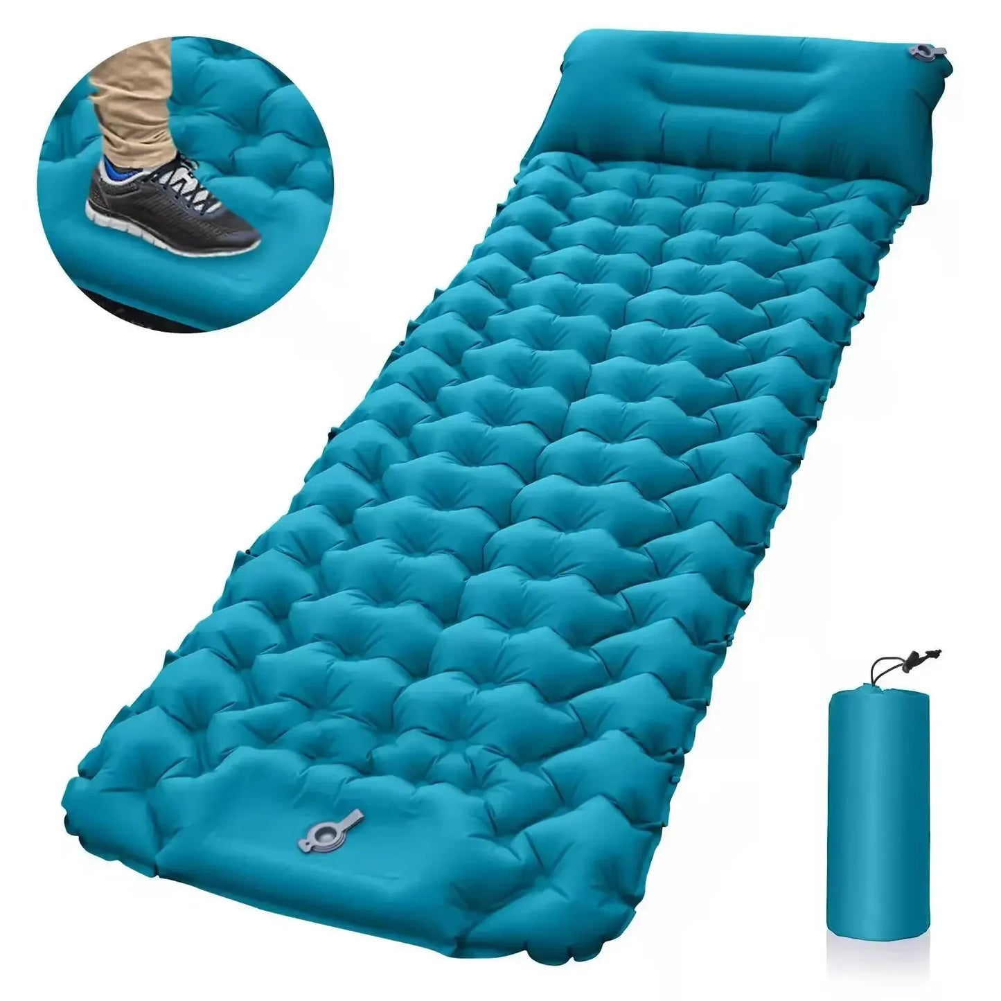 Camping Inflatable Mattress with Pillow