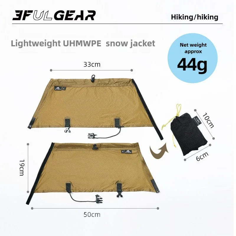3F UL GEAR Hiking Trekking Leg Gaiters Camping UHMWPE Waterproof Mountain Leggings Snow Sand Protection Shoes Covers Equipment