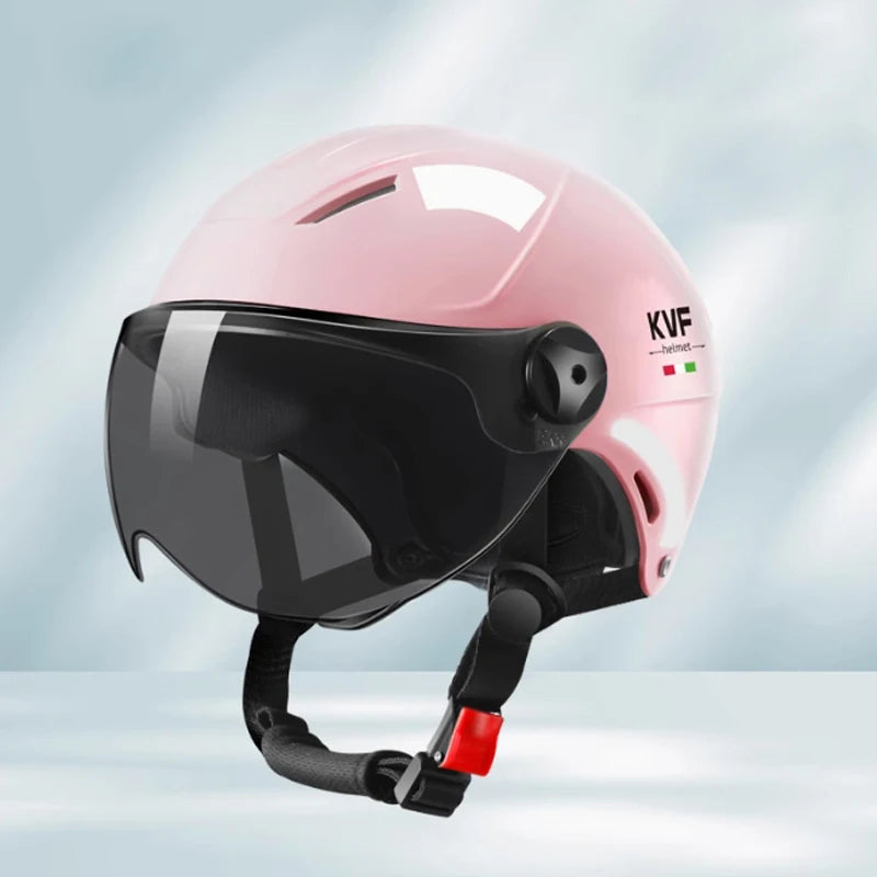 2025 E-Bike helmet summer helmet for motorcycle men women with sunglasses
