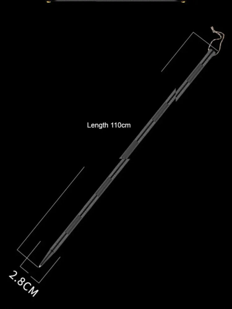 Hiking Pole Set Multifunctional Outdoor Hiking Mountain Hiking Defensive Baton Folding Hiking Pole