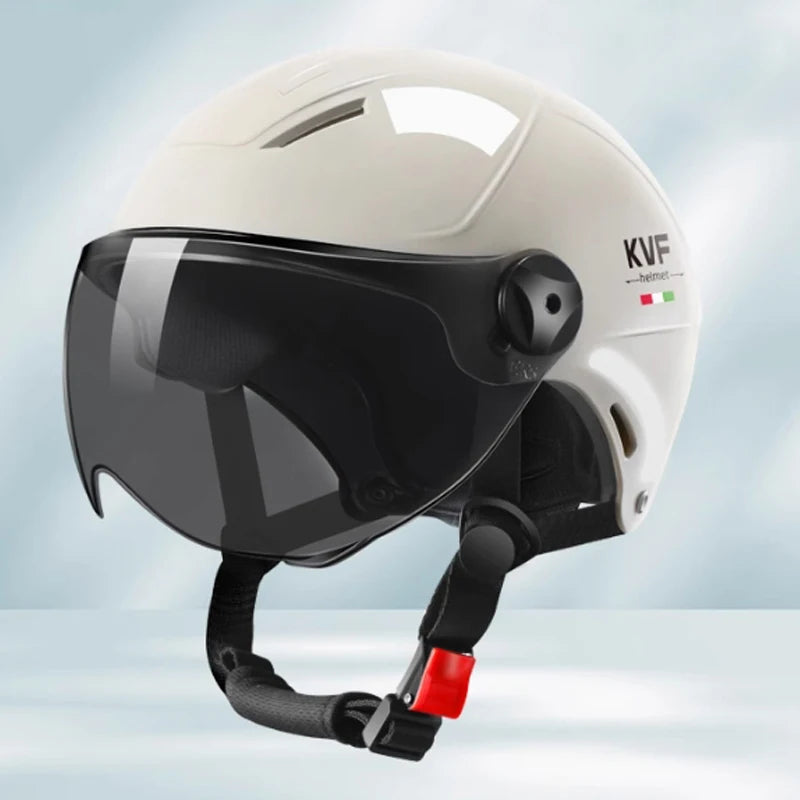 2025 E-Bike helmet summer helmet for motorcycle men women with sunglasses