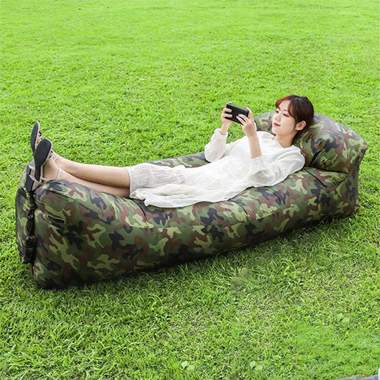 Foldable Inflatable Sleeping Air Mattress