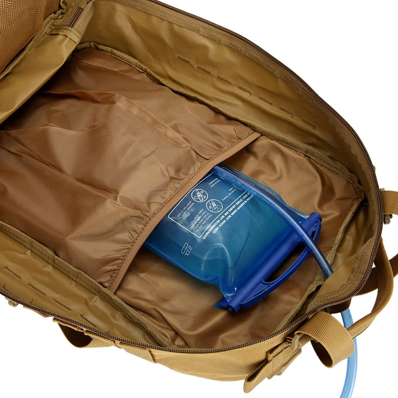 Hiking Backpack-Adjustable Shoulder Straps, Zipper Closure, Travel and Sports Backpack for Camping,Hiking,Cycling,Outdoor Sports