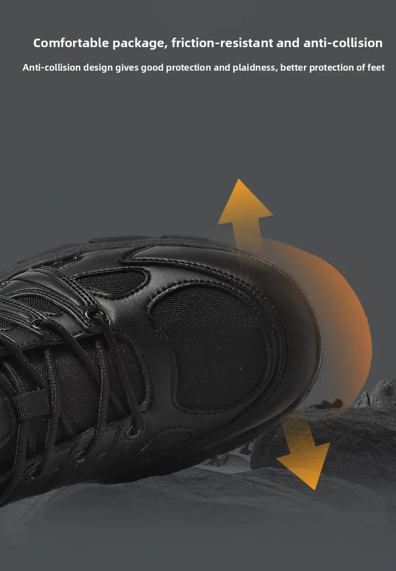 Hiking Boots Lightweight Anti-Slip Mid Ankle Trekking Shoes for Outdoor Backpacking, Mountaineering & Rugged Terrain‌