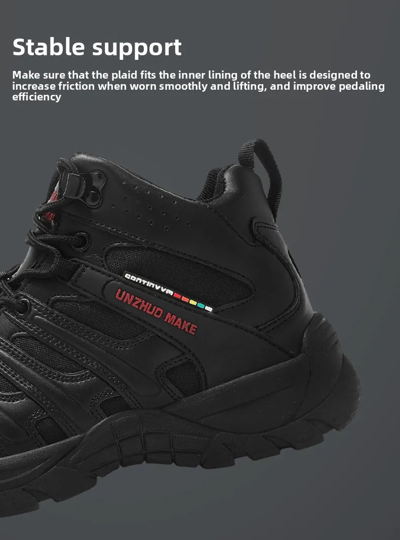 Hiking Boots Lightweight Anti-Slip Mid Ankle Trekking Shoes for Outdoor Backpacking, Mountaineering & Rugged Terrain‌