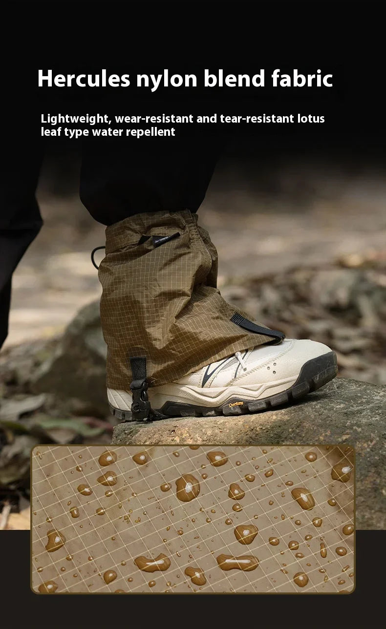 3F UL GEAR Hiking Trekking Leg Gaiters Camping UHMWPE Waterproof Mountain Leggings Snow Sand Protection Shoes Covers Equipment