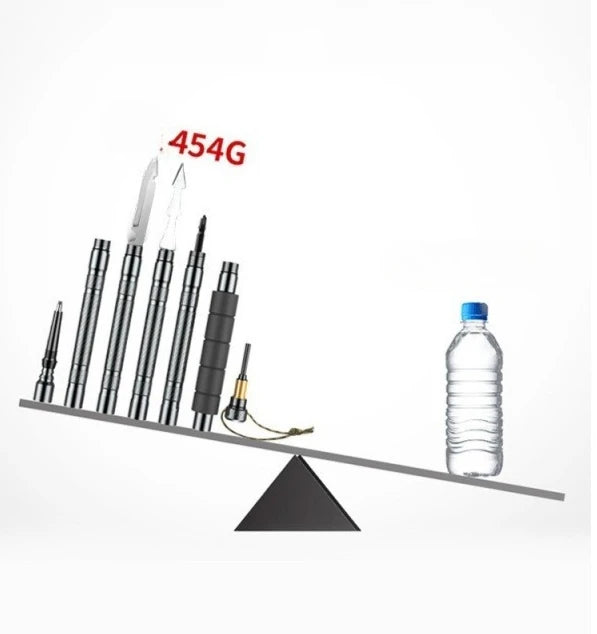 Hiking pole folding multi-functional outdoor  hiking camping self-defense stick ultra-light tactical set crutch retractable