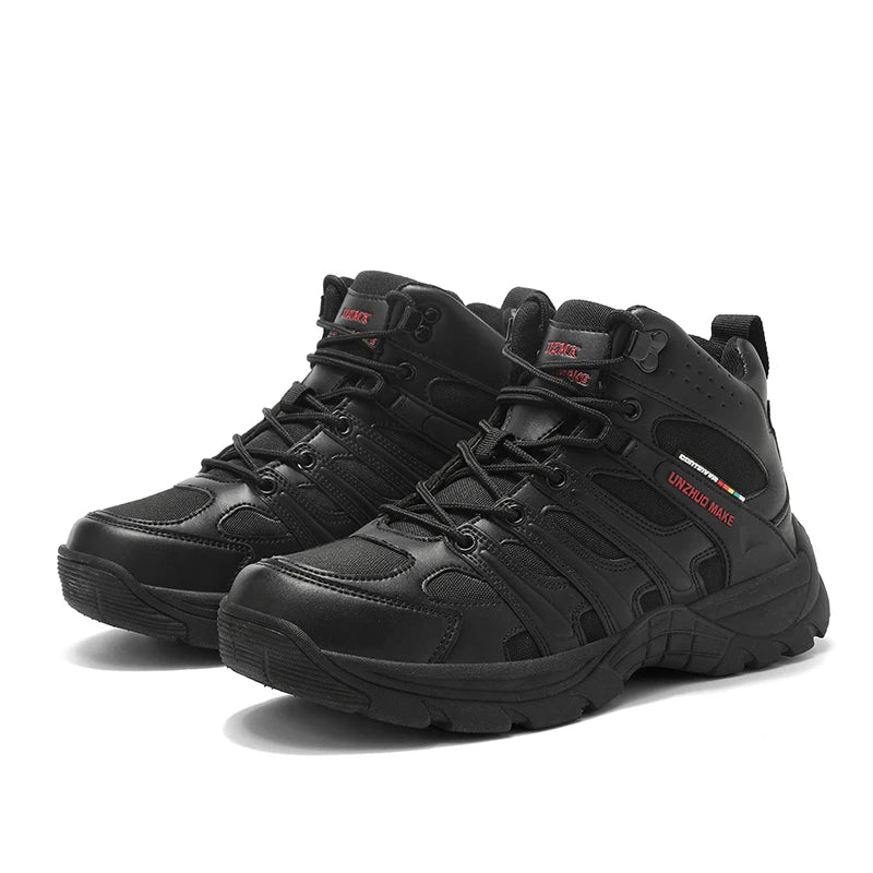 Hiking Boots Lightweight Anti-Slip Mid Ankle Trekking Shoes for Outdoor Backpacking, Mountaineering & Rugged Terrain‌